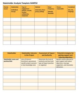 17+ Free Stakeholder Analysis Change Management Examples & Templates ...