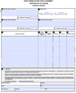 40+ Free Certificate of Origin Templates (Word, PDF) » Template Republic